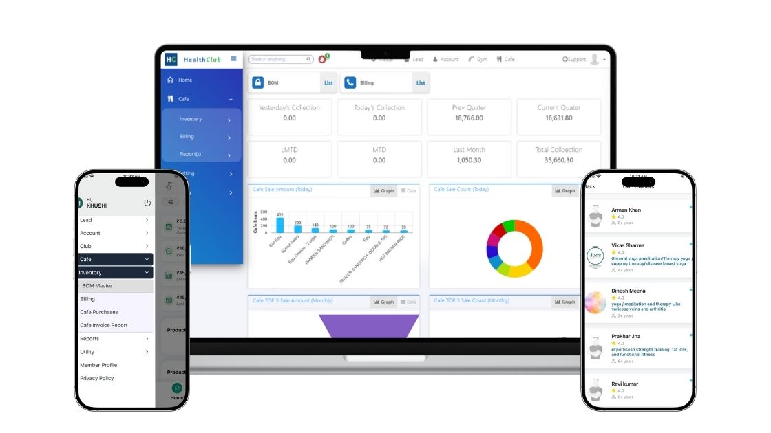 Gym Management Dashboard